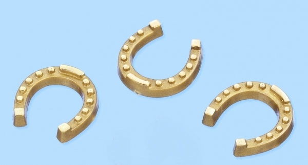 Streuteile Hufeisen - gold - ca. 1,5cm - SB 6 Stück - Kopie